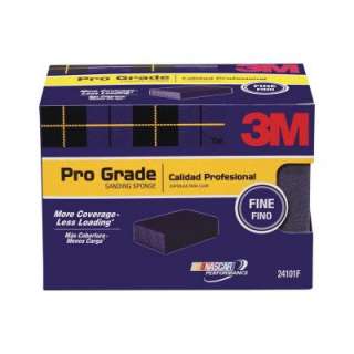 3M Pro Grade Fine Sanding Sponges (6 Pack) 24101F 