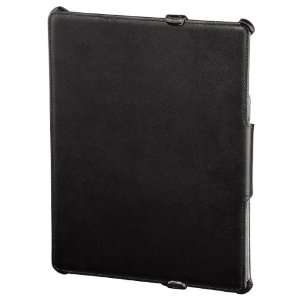 Hama Portfolio Slim Schutzhülle für Apple iPad 2, Echtleder schwarz