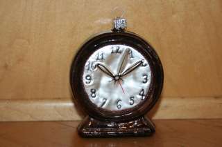 Redfords Sundance Catalog Clock Time Christmas Ornament  