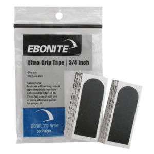 Ebonite Bowling Ultra Grip Tape 3/4 Black 30 ct. NIB  