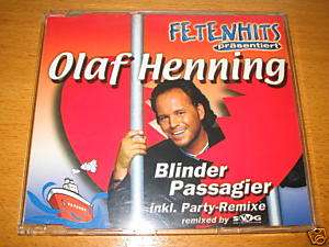 Olaf Henning SAMMLER CD Blinder Passagier Mallorca Mix  