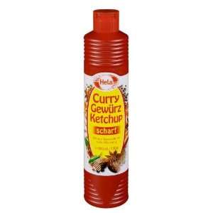 Hela Curry Gewürz  Ketchup scharf, 6er Pack (6 x 800 ml Tube)  