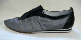 COLLECTION PRIVEE? Gray & Black Flat Shoes WORN ONCE 9  