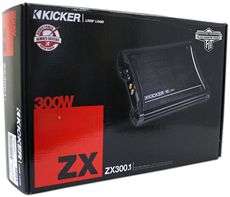 Kicker Zx300.1 300 Watt RMS Mono Block Car Audio Amplifier Amp 