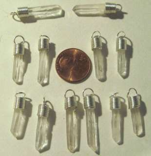   Mini Crystals/ Dangles Rough Irregular Points  USA/ Free Ship  