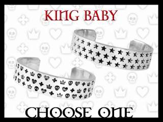 King Baby Bracelet CUFF Seeing stars MOTIF Silver 925  