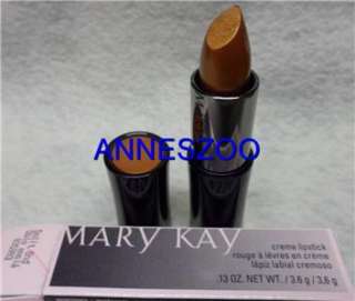 SUNLIT SAND Mary Kay creme lipstick   new black tube  