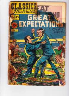 Classic Illustrated 43 Great Expectations HRN 43 First Edition  