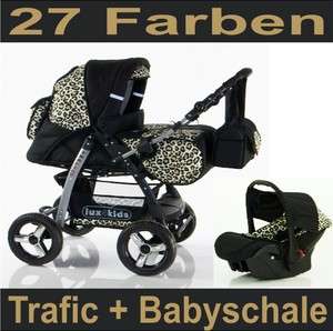 Kombi Kinderwagen Trafic mit Babyschale von lux4kids 4260261558207 