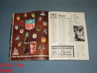 1967 SF 49ers vs Atlanta Falcons 2nd Season Steve Spurrier Rookie 