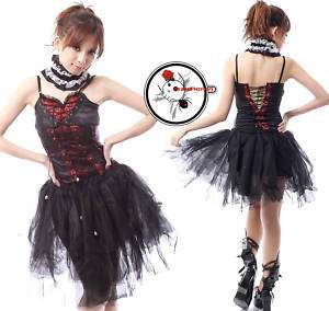 Gothic Princess SPIKE Lace EGL Party Visual Kei Skirt  