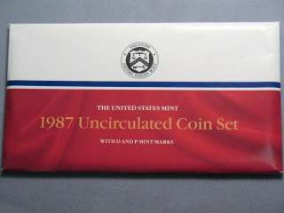 1987 UNITED STATES MINT SET & ORIGINAL PACKAGING  