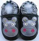carozoo hippo dark green 6 12m soft sole leather baby shoes