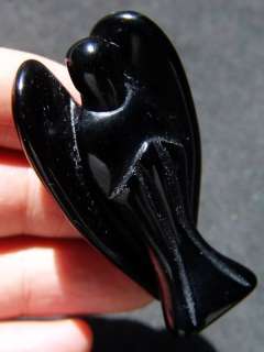 Item Name Obsidian Crystal Carving Art Healing Angel