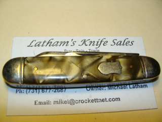CO. UTICA KNIFE N.Y.  2BL CIGAR  GREEN CELL  