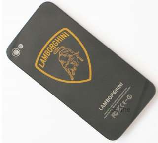 Black Lamborghini Back Cover Case For Iphone 4 4G +Tool  