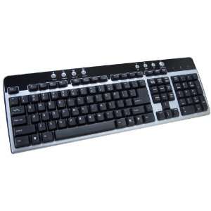 O Adesso O   Multimedia Usb Keyboard ( Silver/Black 