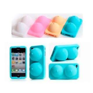 Silicone Soft Back Case Cover for iPhone 4 4G 4S Funny Chest Design 
