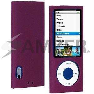  Amzer Silicone Skin Jelly Case   Purple Electronics