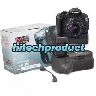   Power Battery Grip Holder For Canon EOS Rebel T3 1100D camera  