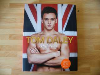 TOM DALEY HAND SIGNED AUTOGRAPH AUTOBIOGRAPHY BOOK MY STORY OLYMPIC 