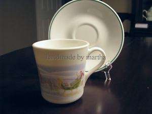 Corelle/Corning Christmas Country Memories cup & saucer  