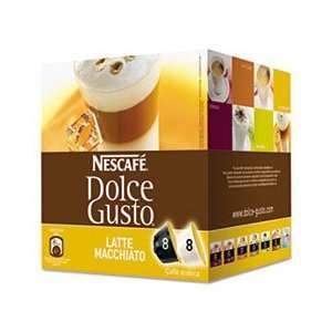  Coffee Capsules, Latte Macchiato, 2.01 oz., 16 per Box 