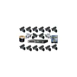 CCTV Complete Package System, 16 Channel Everfocus DVR 