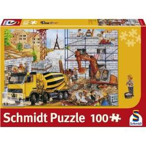 Schmidt Spiele   Baustelle, 100 Teile Puzzle  Spielzeug