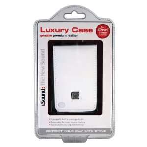  i.Sound Luxury Case for iPod Video (White)  Players 