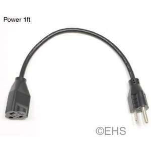  Extension Power cord 1ft: Electronics