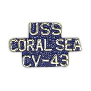  United States Navy USS Coral Sea CV 43 Lapel Pin 