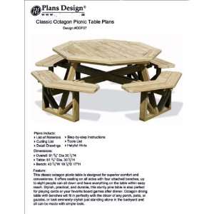 Octagon Picnic Table Plans Woodworking