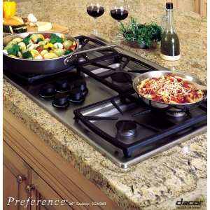  Classic 36 Natural Gas Cooktop With Blue Indicator Light 
