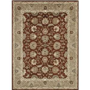  Persian Area Rugs 6x9 Brown Soft Wool Handmade Carpet 