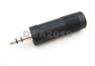 5mm male to 1/4 female plug stereo adapters  