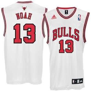 adidas Chicago Bulls #13 Joakim Noah White Replica Basketball Jersey