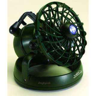 Two speed fan for superior air circulation High intensity white LED 