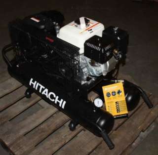 HITACHI 5.5HP GAS ENGINE POWERED AIR COMPRESSOR EC2510E  