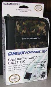 Nintendo Game Boy DS Lite DSi Folio Carry Case Camo  