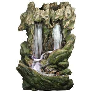  Double Fall Waterfall with LED LightsAlpine WIN456