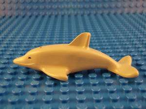 Lego Minifig Gray Dolphin Paradisa Fish Ocean Animal  