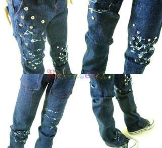 Dollfie SD13 Boy Outfit Studs Ripped Denim Jeans Pants  
