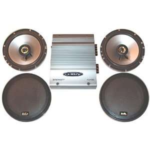  LA SOUND PCH50 Car Audio Amplifier & Speaker Kit 