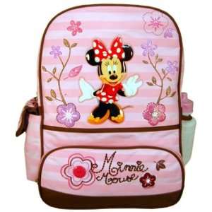  Disney Minnie Mouse Backpack Full Size Back Pack Sports 