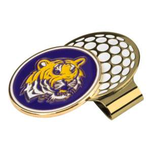 Round Ball Marker Hat Clip Louisiana State Tigers LSU  