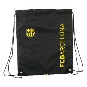 Barcelona FC OFFICIAL   Black   Gym Drawstring Swimming Bag School 