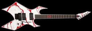 Rich Joey Jordison Signature Edition Warlock Guitar White Blood 