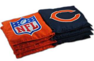Chicago Bears Tailgate Toss Cornhole Bean Bag Set of 8  