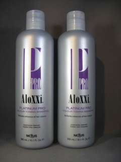 Nexxus Aloxxi Platinum Pro Colour Toning Shampoo 10oz  